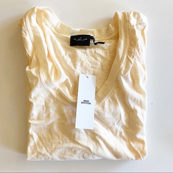 Urban Outfitters Aimee Pleated Burnout Tank Top S - Picture 4 of 4